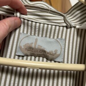 Women's Striped Robe - Gray